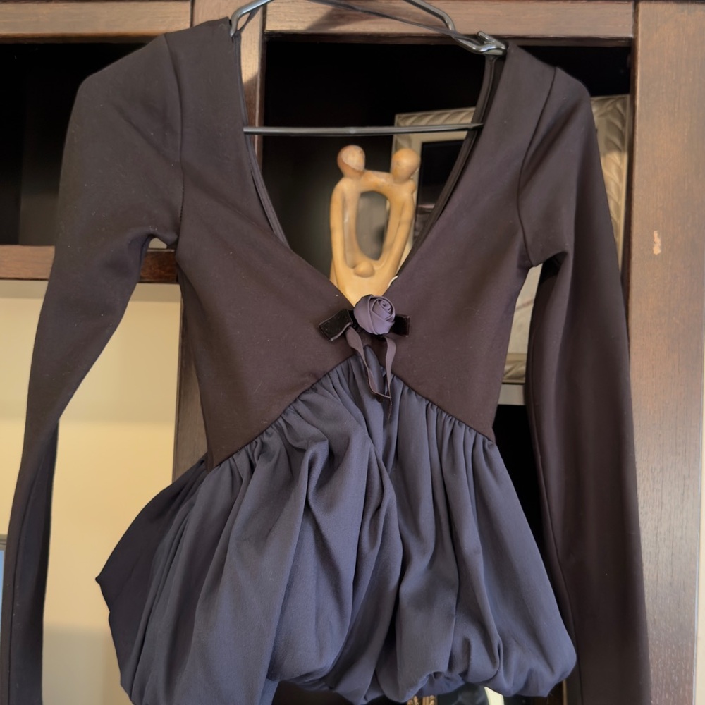 Zara Black Garment with Tag Detail